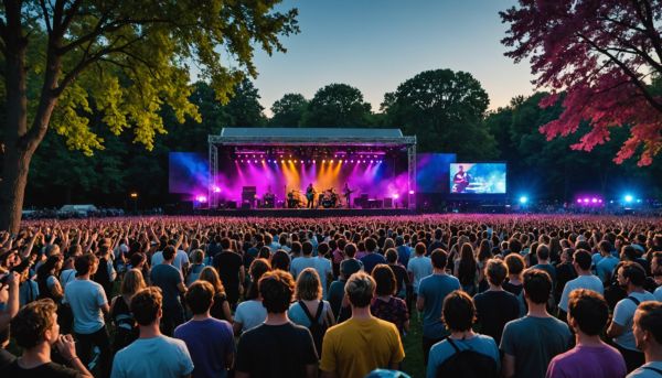Concerts en plein air et spectacles vivants