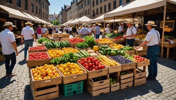 Les marchés de producteurs et leurs bons produits
