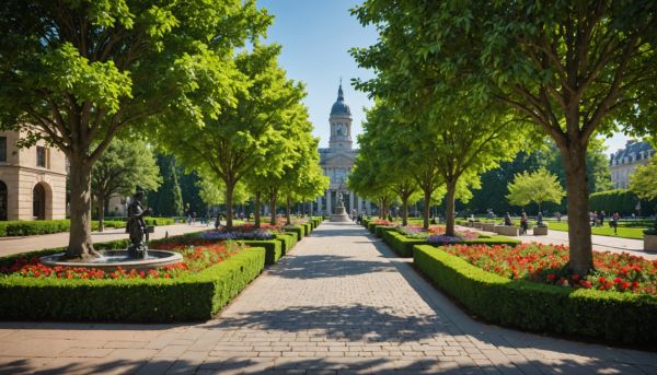 Parcs et jardins remarquables à visiter en ville